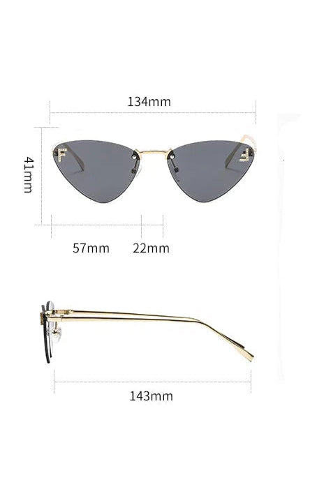 Triangle Sunglasses vintage