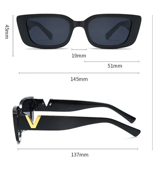 lunettes de soleil noir Victoria