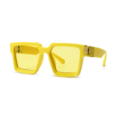 lunette de soleil carrées colorées
