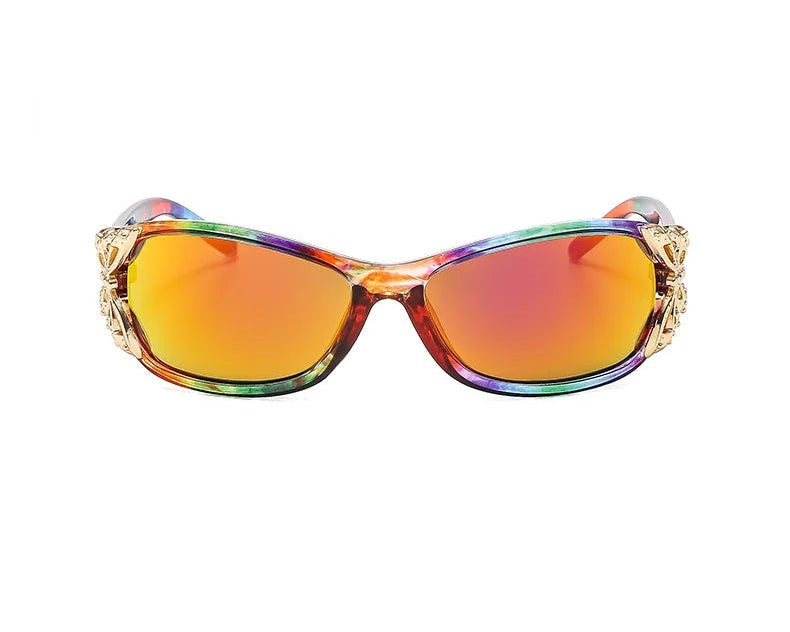 Lunette de soleil multicolore