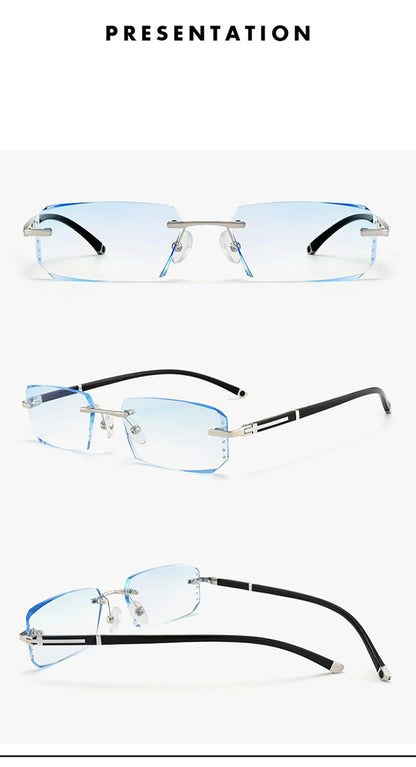 lunette correctrice presbyte bleutée