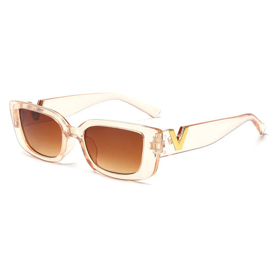 lunettes de soleil rose transparente Victoria