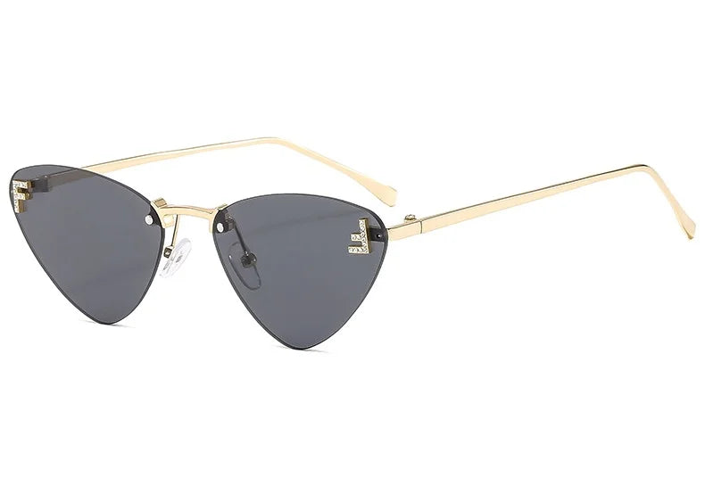 lunette de soleil noir œil de chat