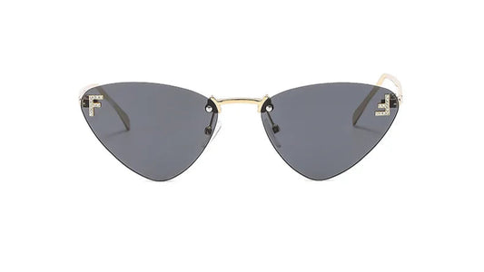 lunette de soleil noir œil de chat 